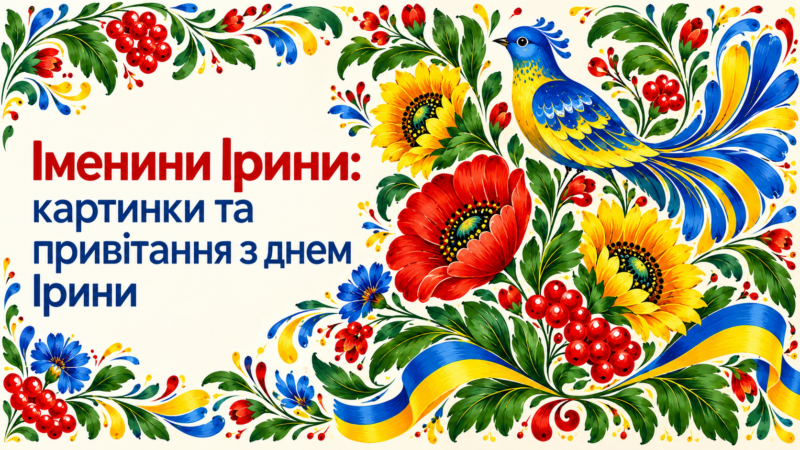 Іменини Ірини: картинки та привітання з днем Ірини