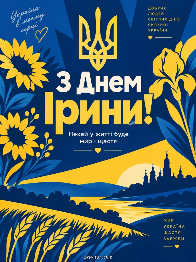 Ірино, нехай ангел тебе оберігає