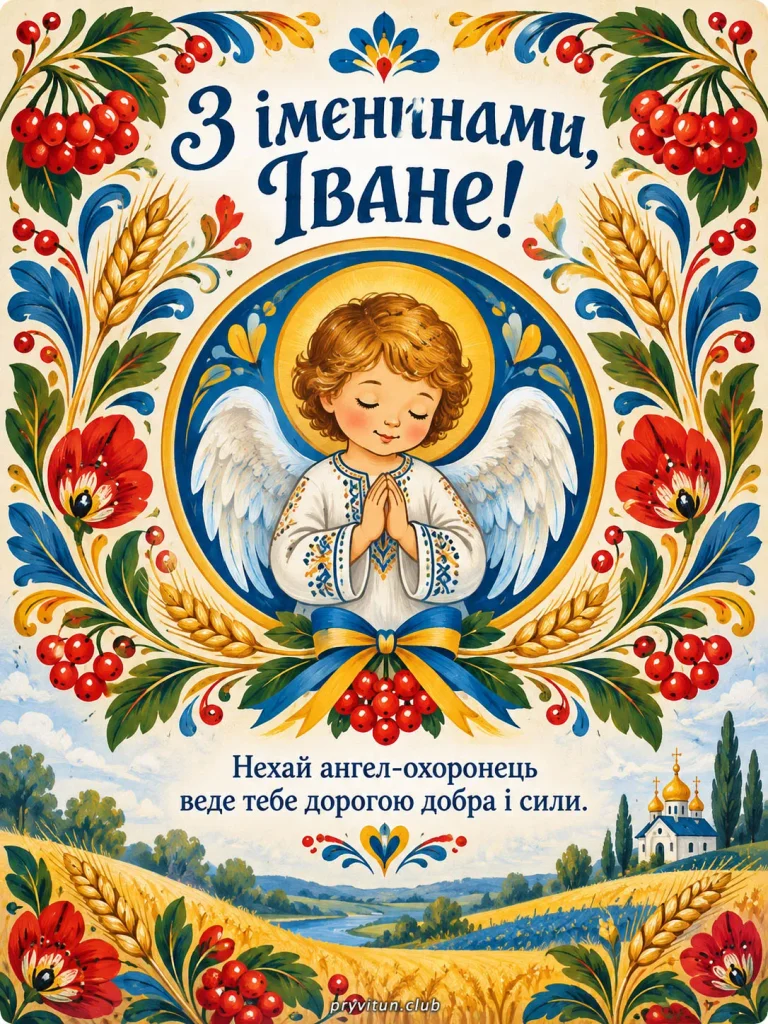 Іване, здоров'я, радості та успіхів