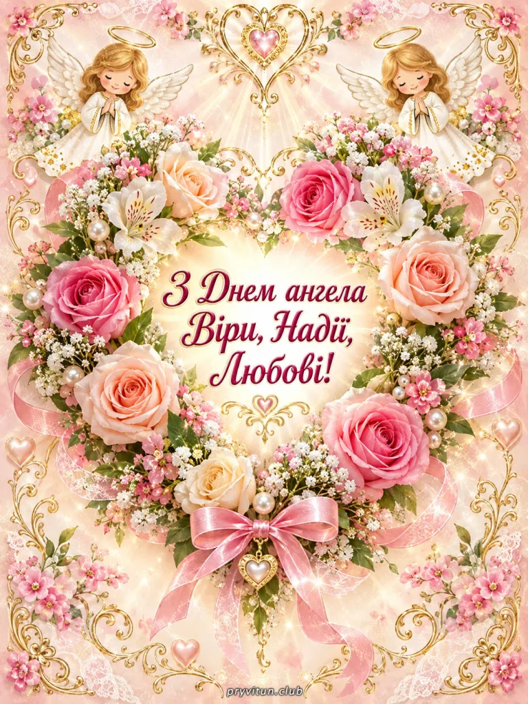 Красиве привітання з Днем ангела