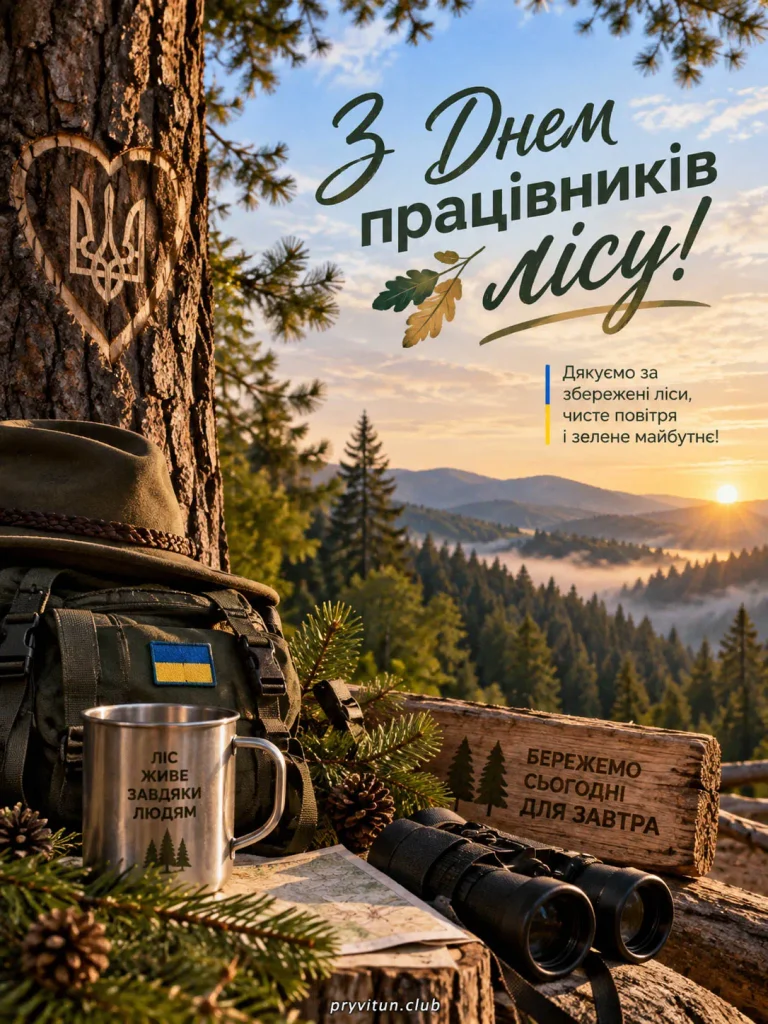 Лісівникам сили, здоров'я та процвітання