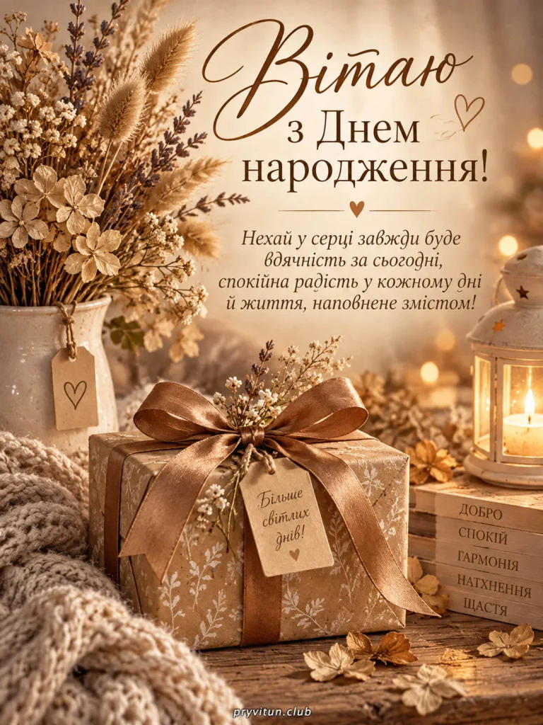 Мудре привітання з Днем народження