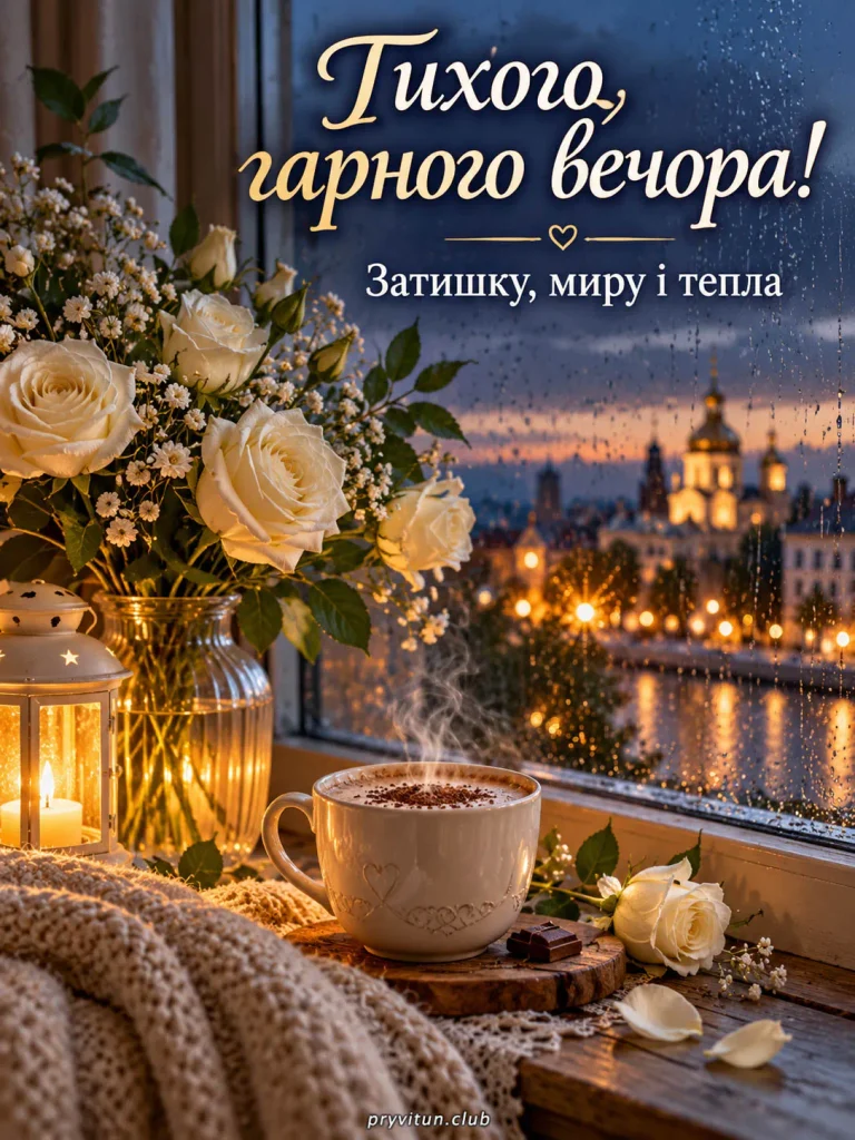 Мирного, світлого та прекрасного вечора