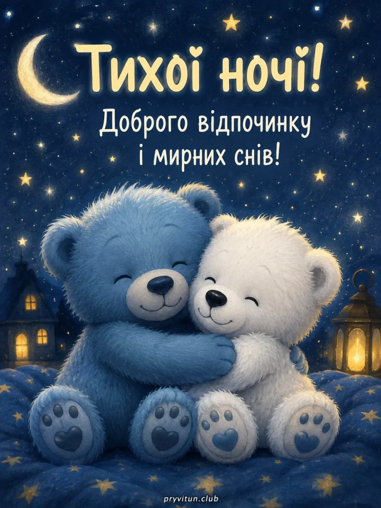 Мирної ночі тобі та твоїм рідним