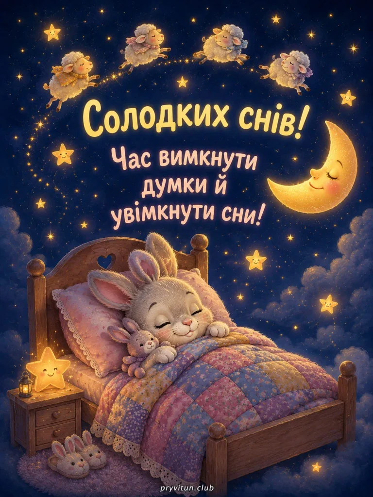 Надобраніч, нехай ангел береже твій сон