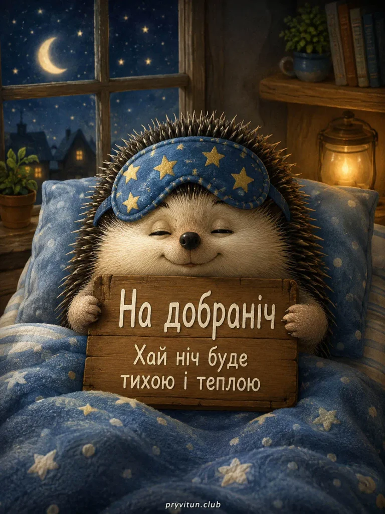 Надобраніч та солодких снів