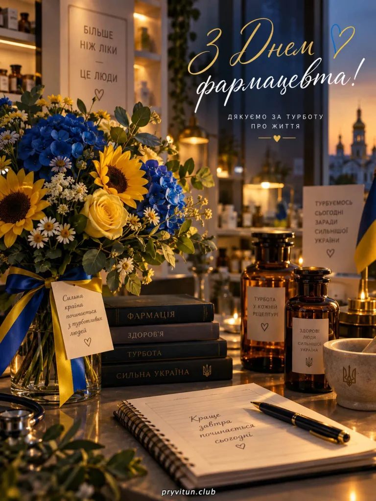 Найкращі побажання фармацевтам