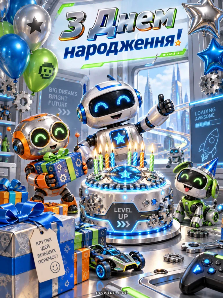 Найкращі побажання хлопчику на День народження