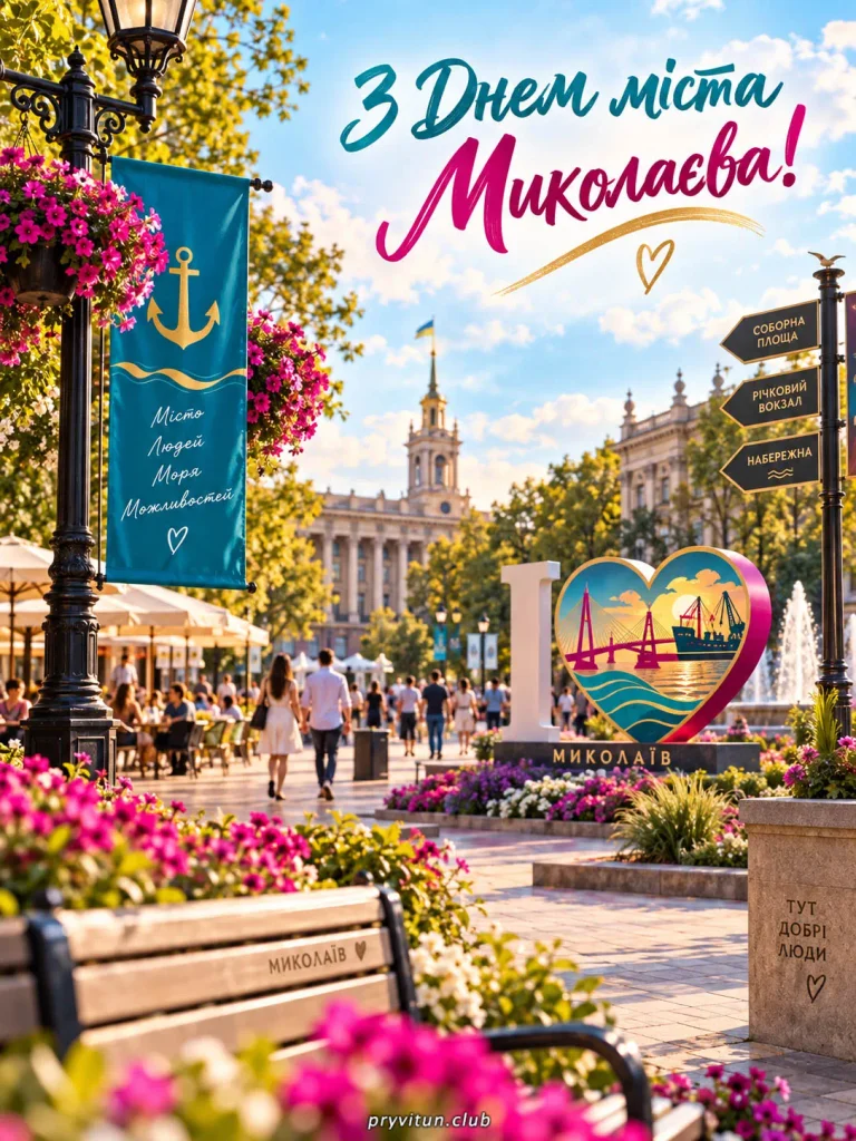Найкращі побажання рідному Миколаєву