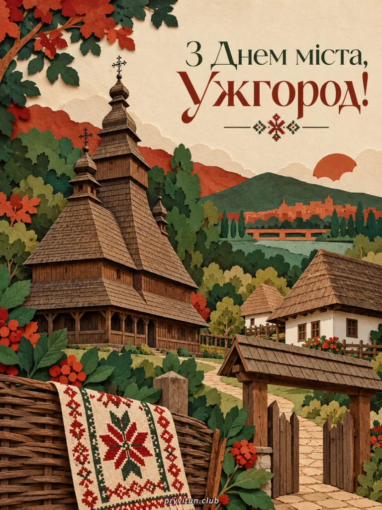 Найкращі побажання рідному Ужгороду