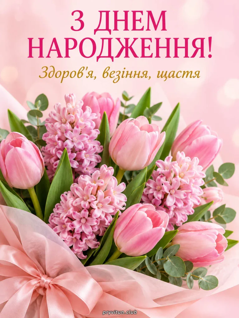 Найкращі побажання у День народження