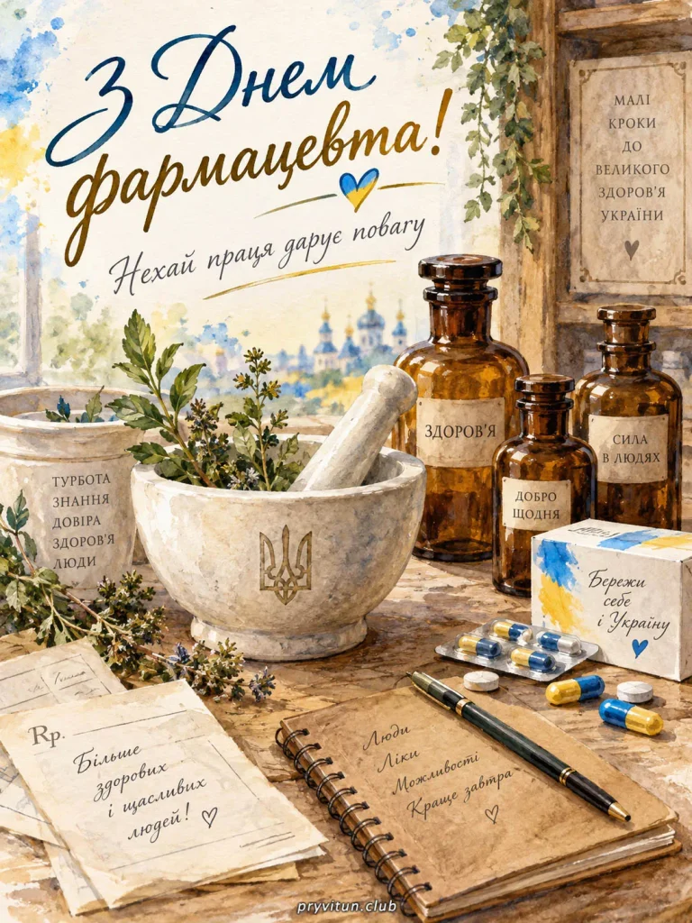Натхнення та успіхів у фармацевтичній справі
