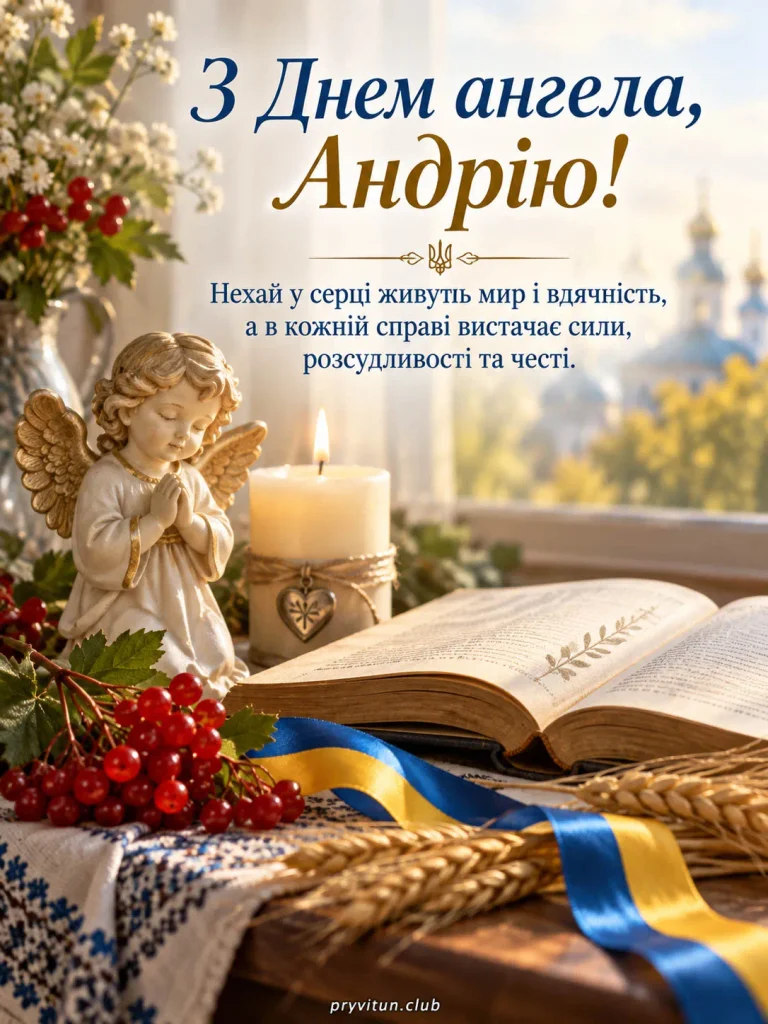 Нехай ангел завжди оберігає тебе, Андрію