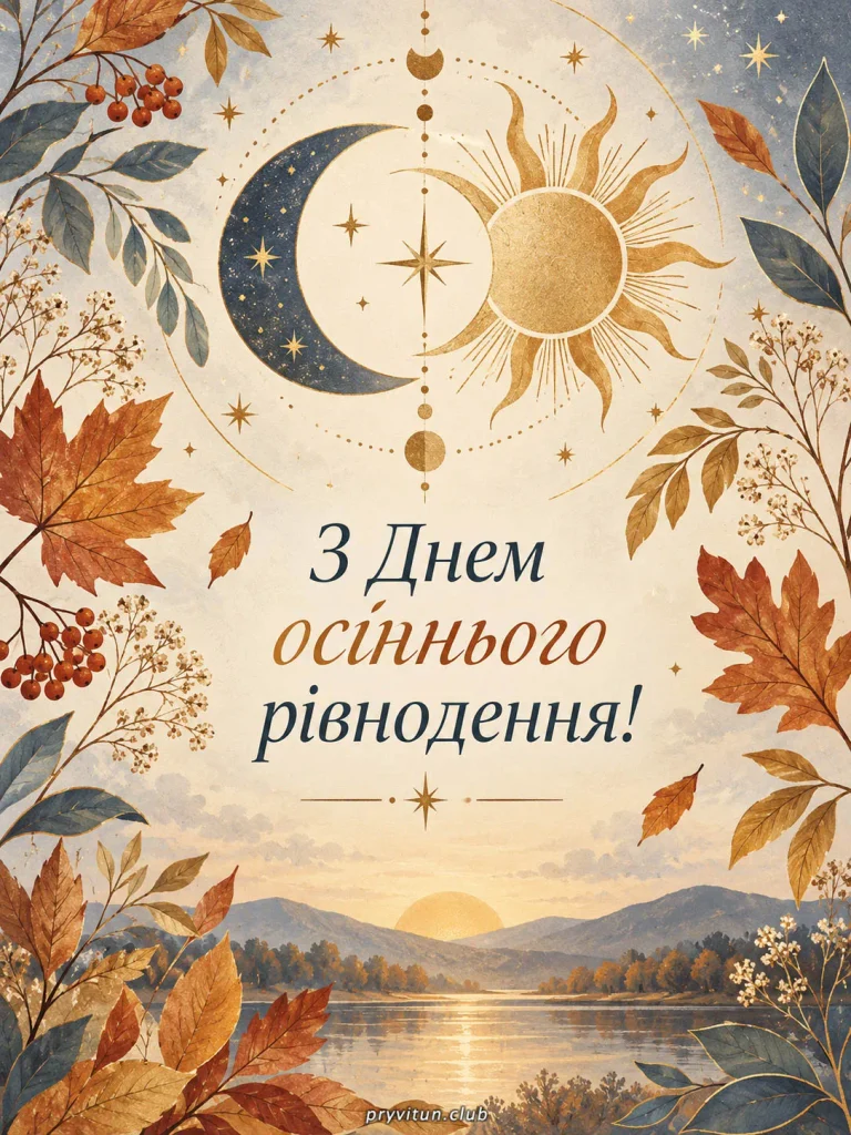 Нехай день і ніч принесуть рівновагу в життя