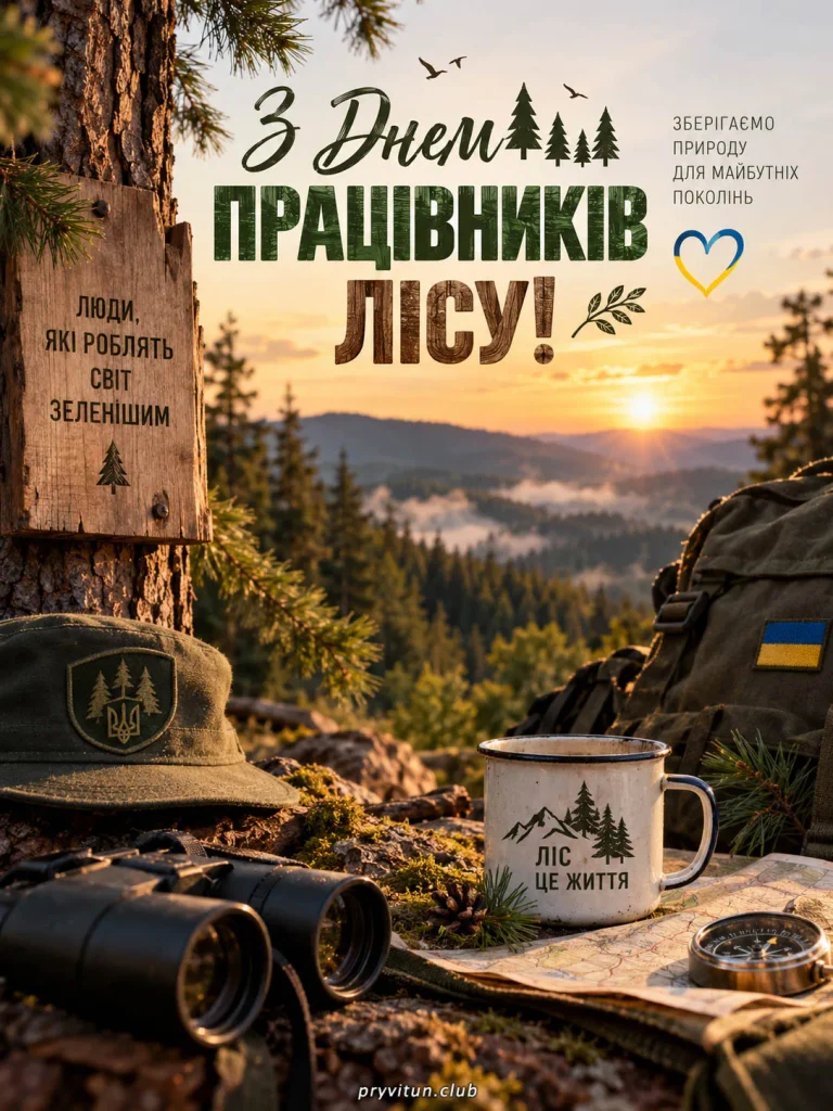 Нехай ліси України завжди шумлять і зеленіють