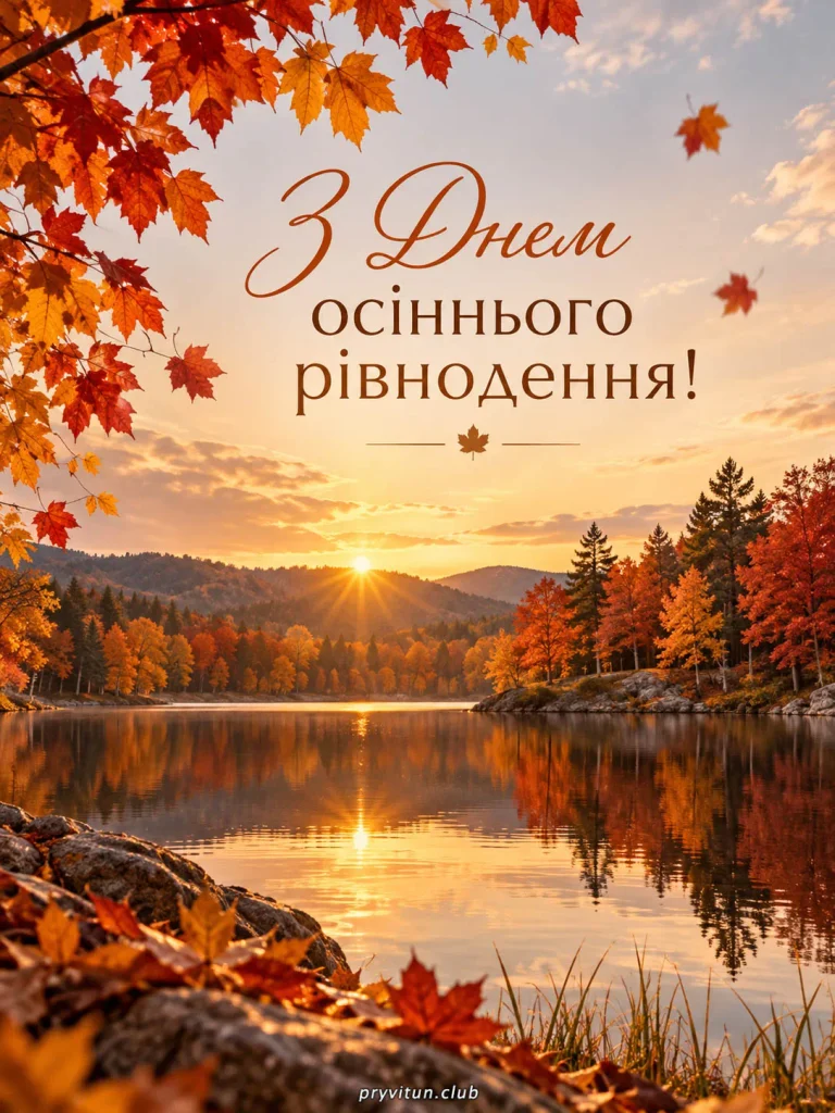 Нехай осінь наповнить серце теплом