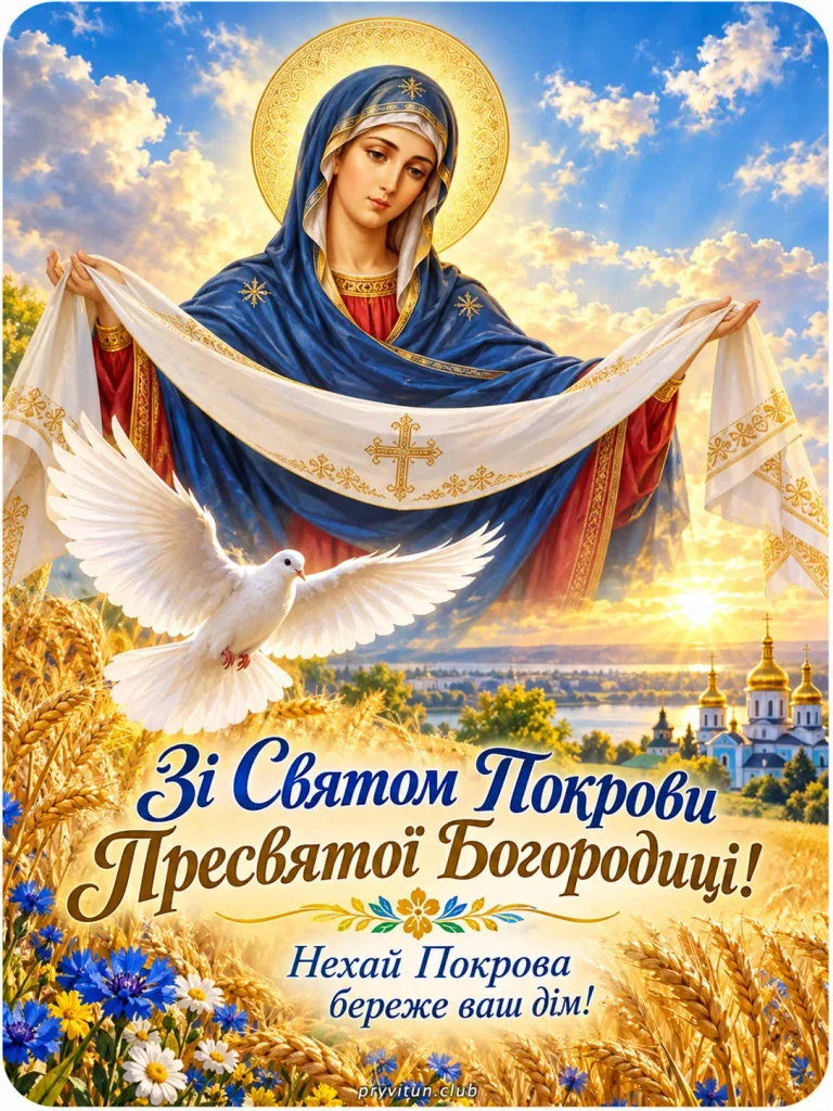 Нехай Пресвята Богородиця захищає ваш дім