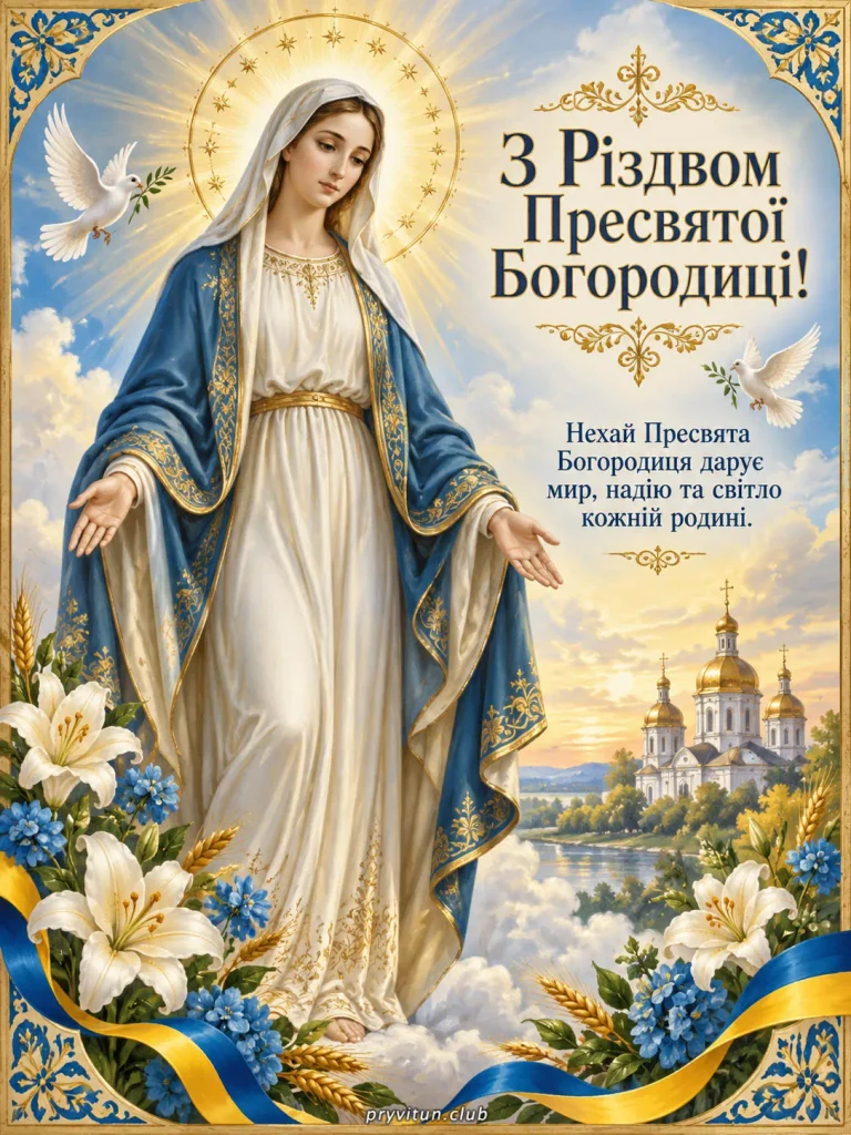 Нехай Пресвята Діва Марія завжди оберігає