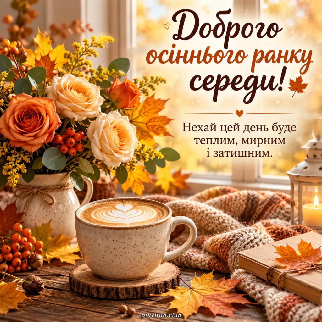 Нехай середа буде сповнена радості