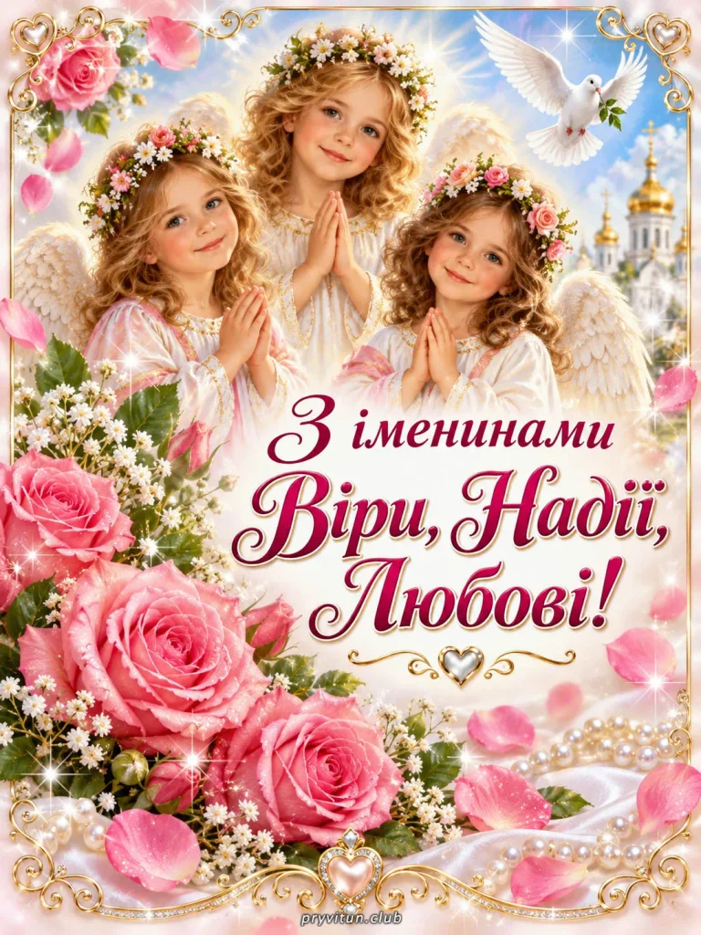 Ніжне привітання з іменинами