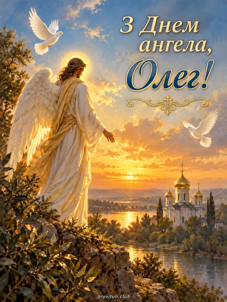 Олеже, миру, добра та благополуччя