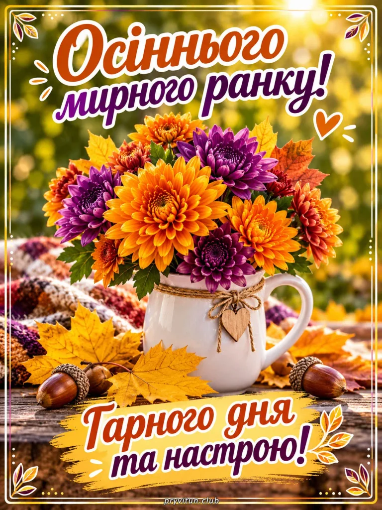 Осіннього тепла та здійснення бажань