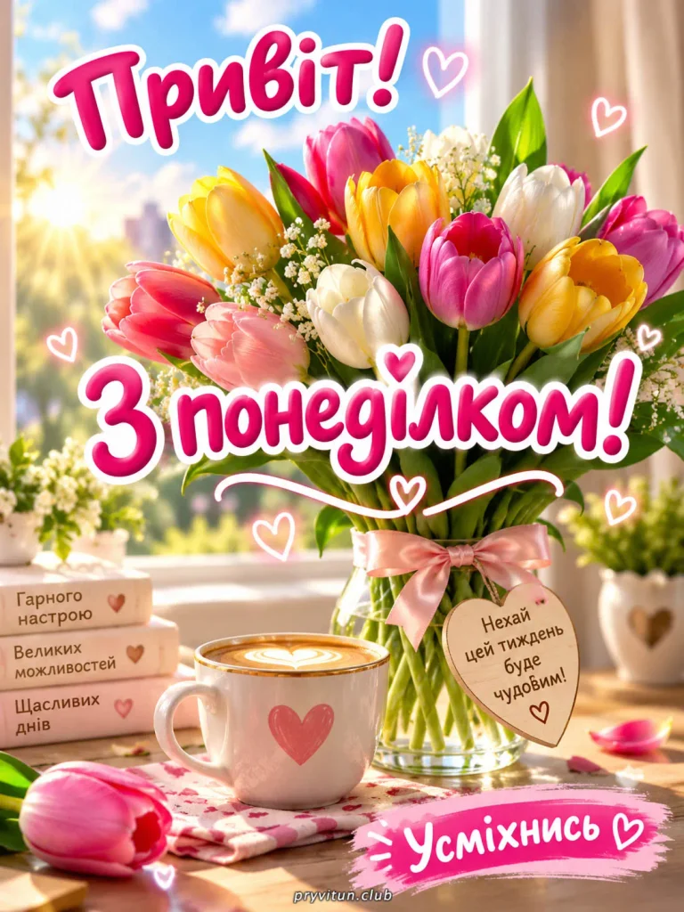 Приємного понеділкового ранку
