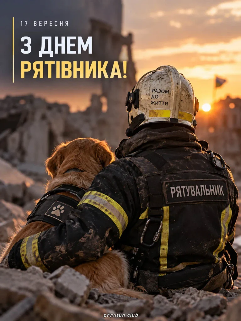 Рятувальникам міцного здоров'я та добра