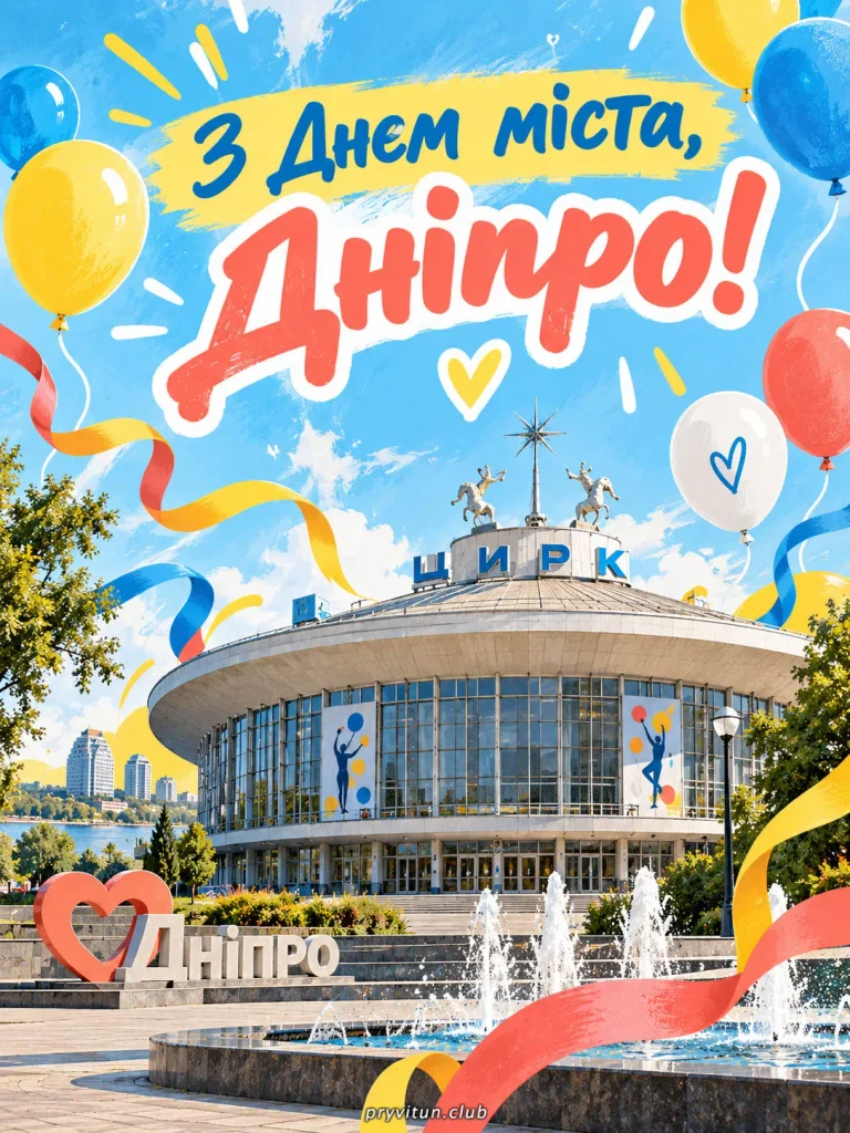 Рідному Дніпру щирі побажання