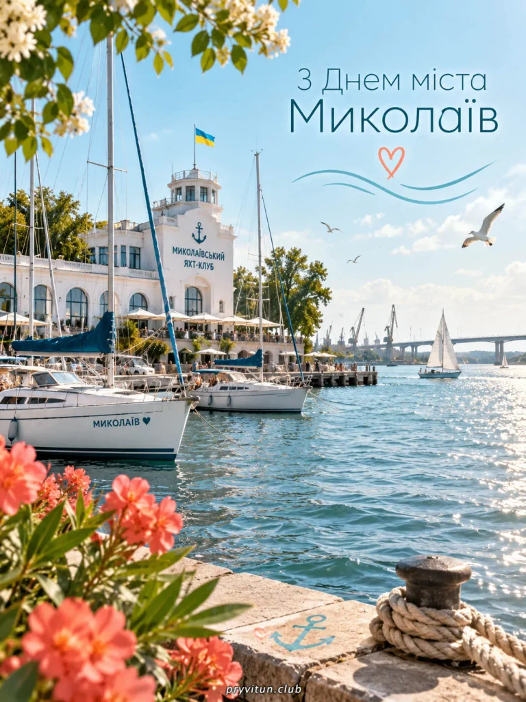 Рідному Миколаєву щирі побажання