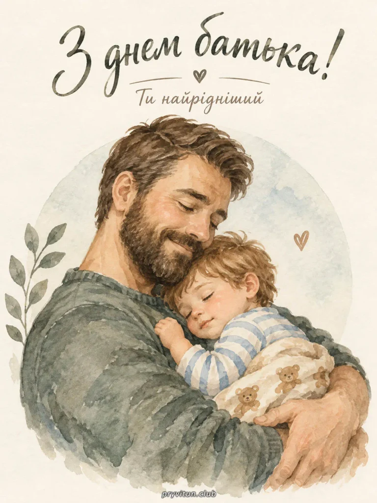 Щастя та здоров'я тобі, тату