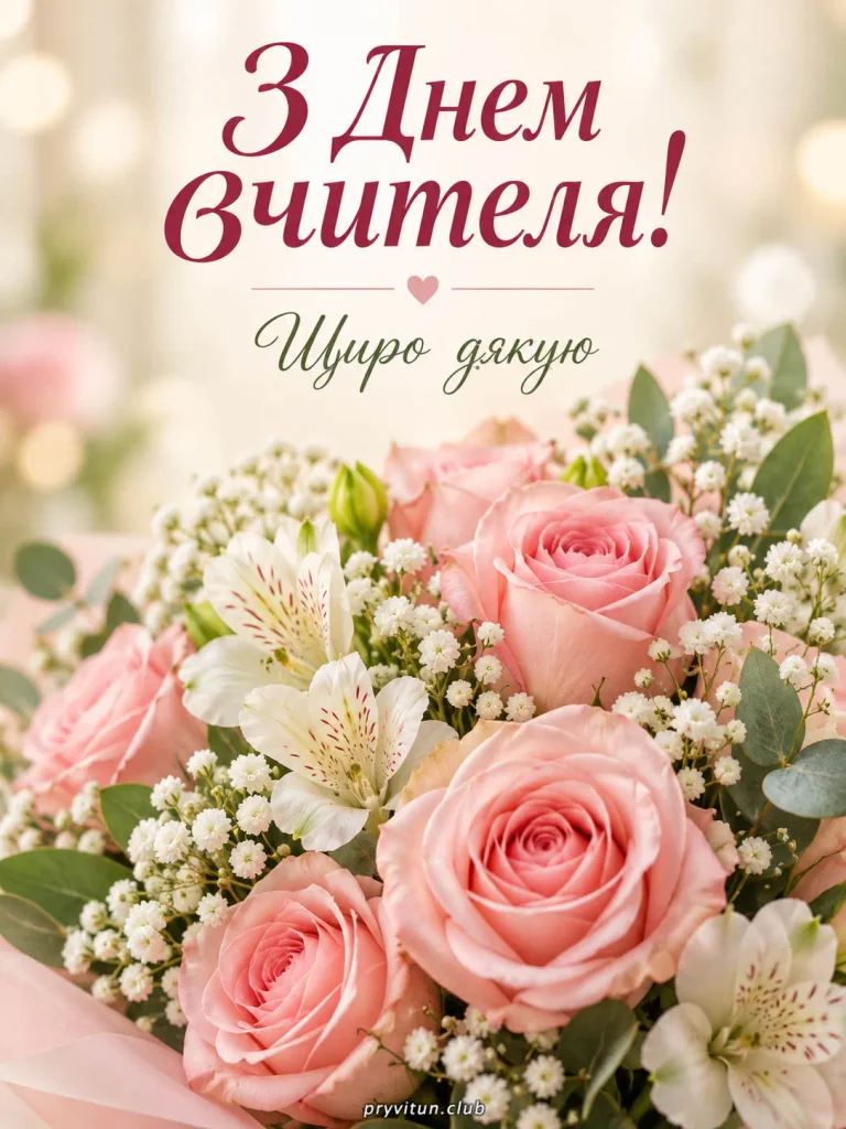 Щира подяка нашим учителям