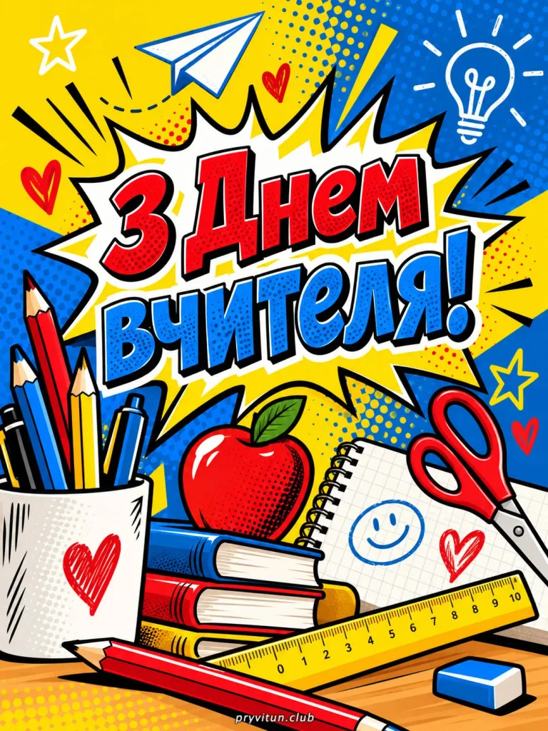 Щирі побажання улюбленому вчителю