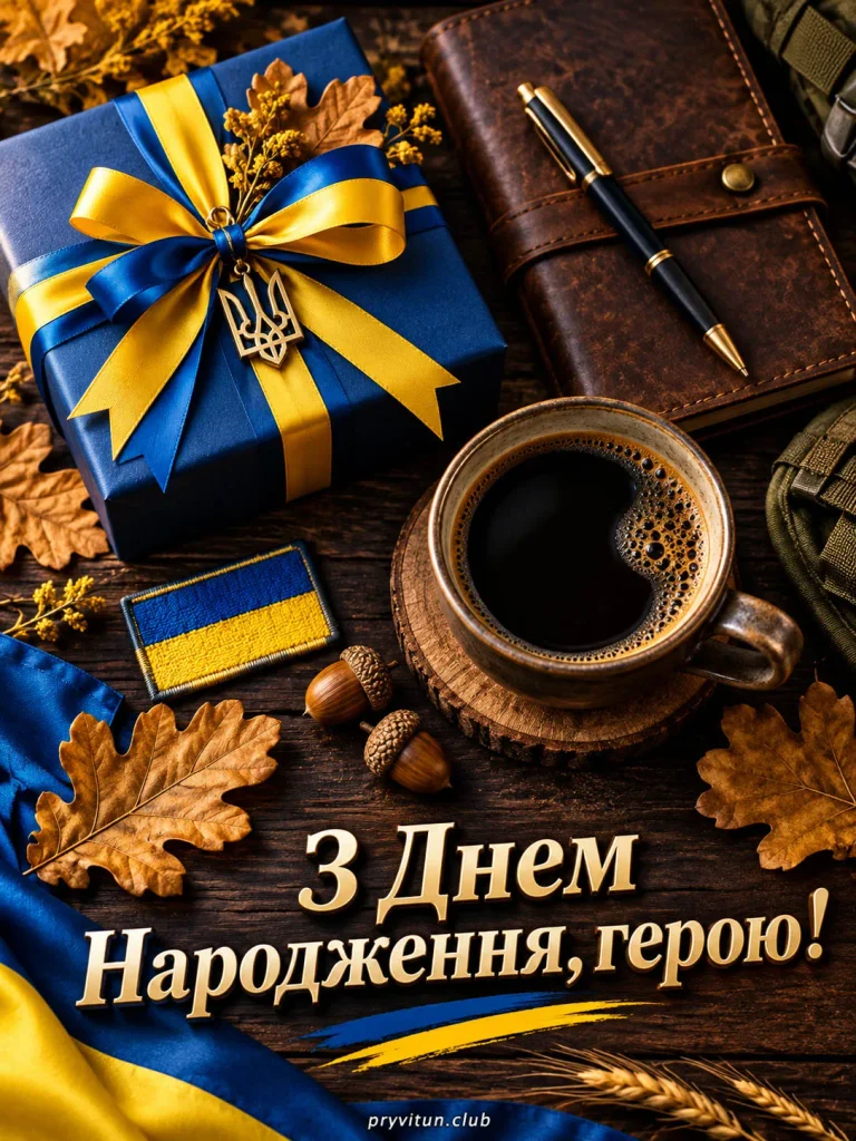 Щирі привітання військовому з Днем народження