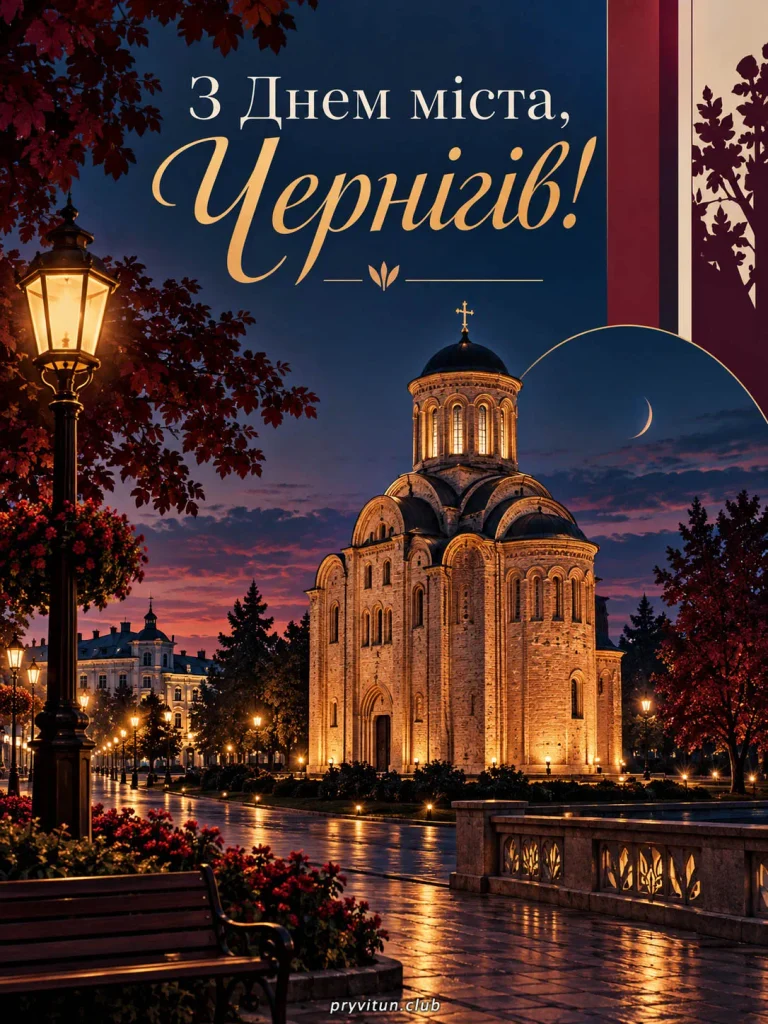 Щирі привітання з Днем Чернігова