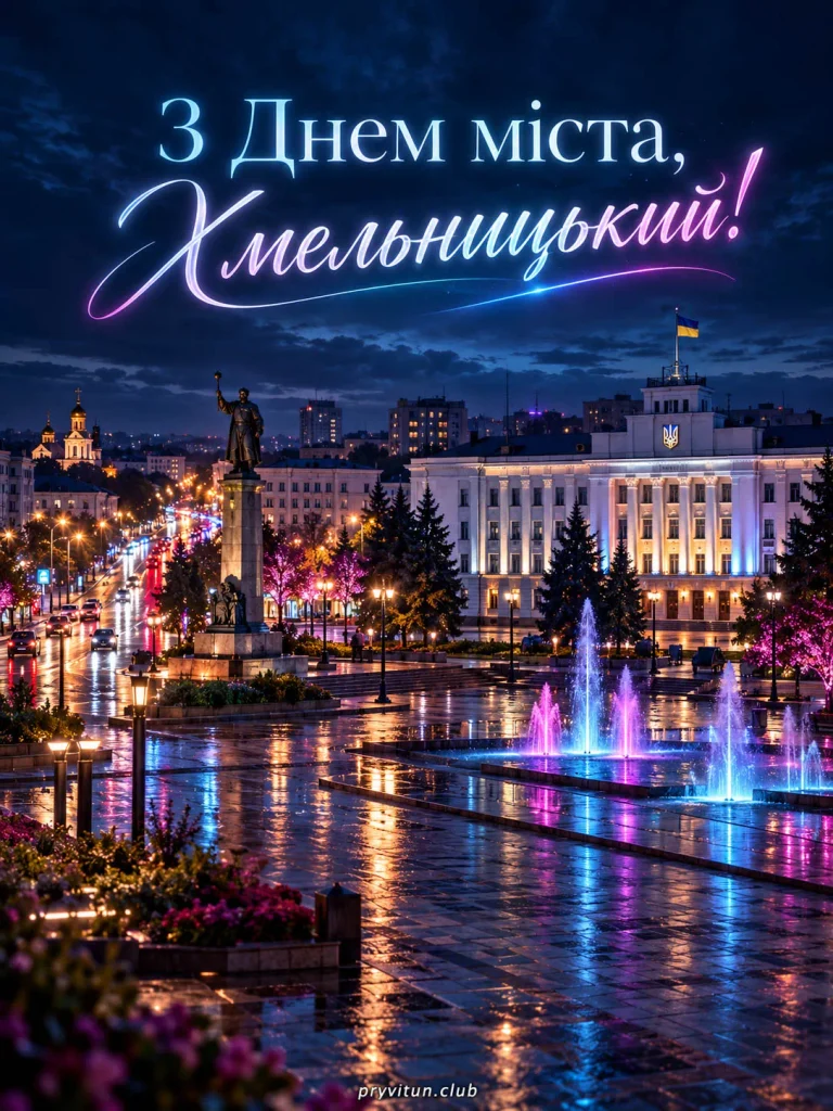 Щирі привітання з Днем Хмельницького