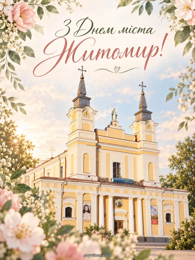 Щирі привітання з Днем Житомира