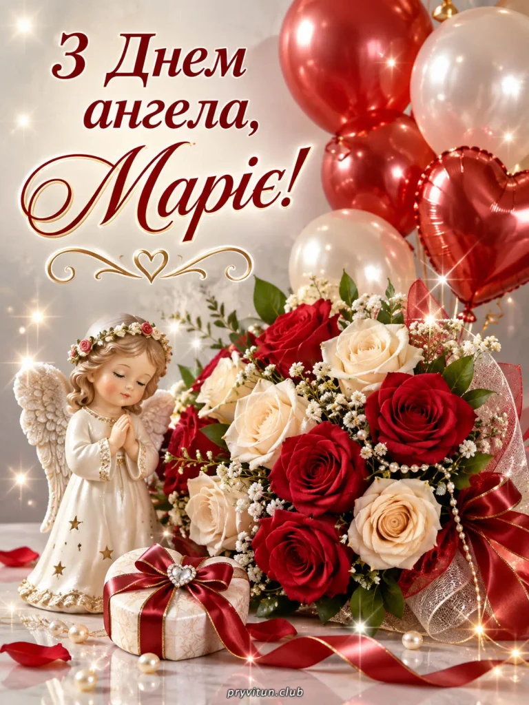Щирі вітання з Днем ангела Марії