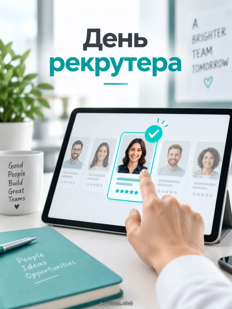 Щирі вітання з Днем рекрутера