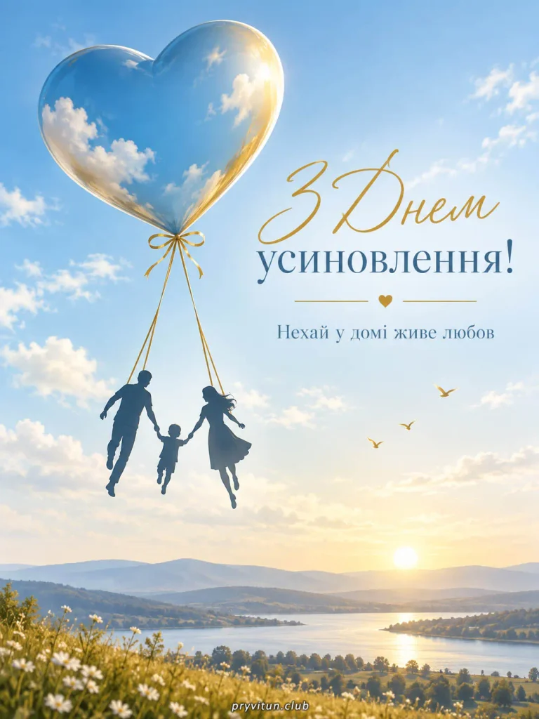 Щирі вітання з Днем усиновлення