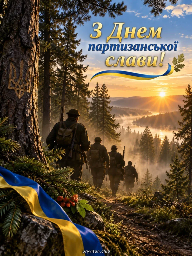 Слава героям партизанського руху