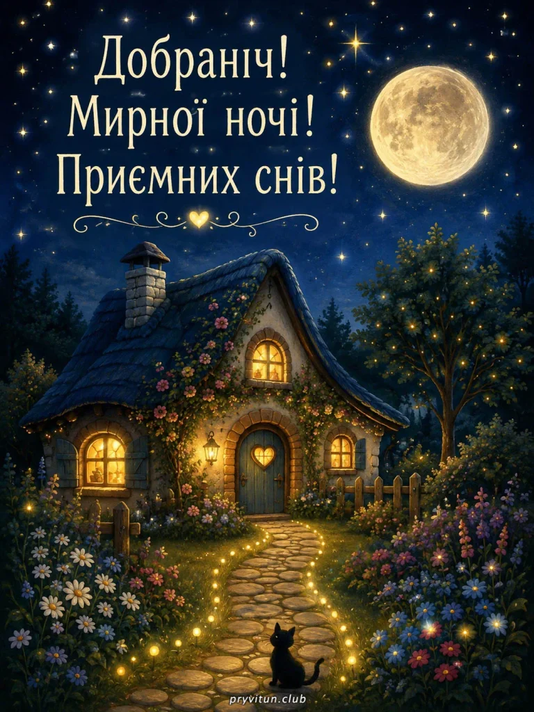 Спокійної ночі під мирним небом