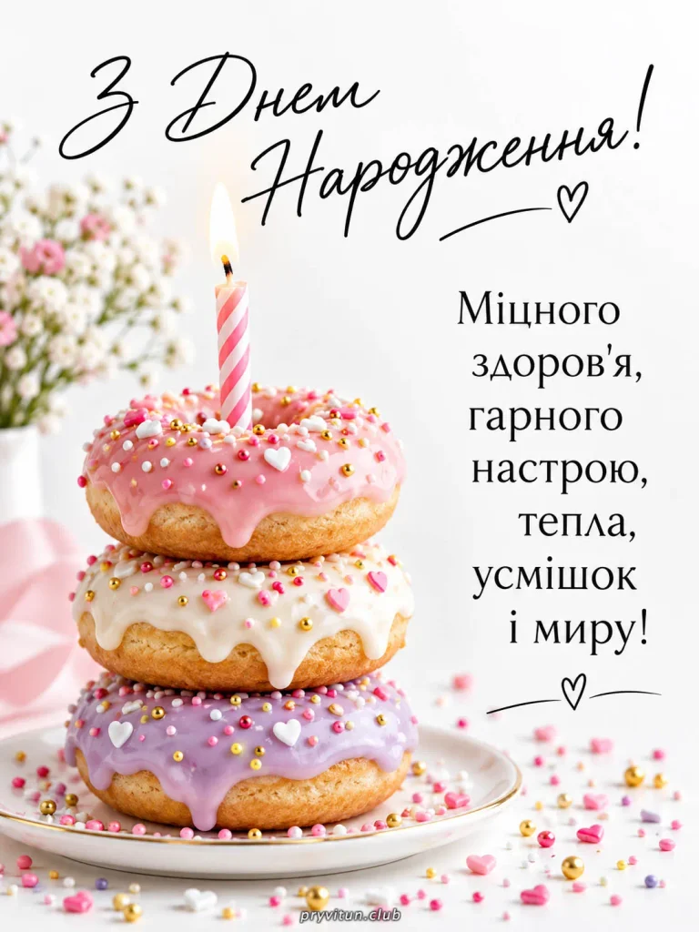 Святкова картинка з Днем народження