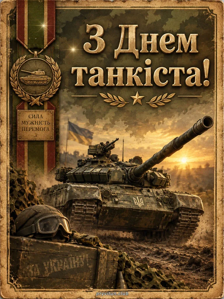 Танкістам міцності духу та наснаги