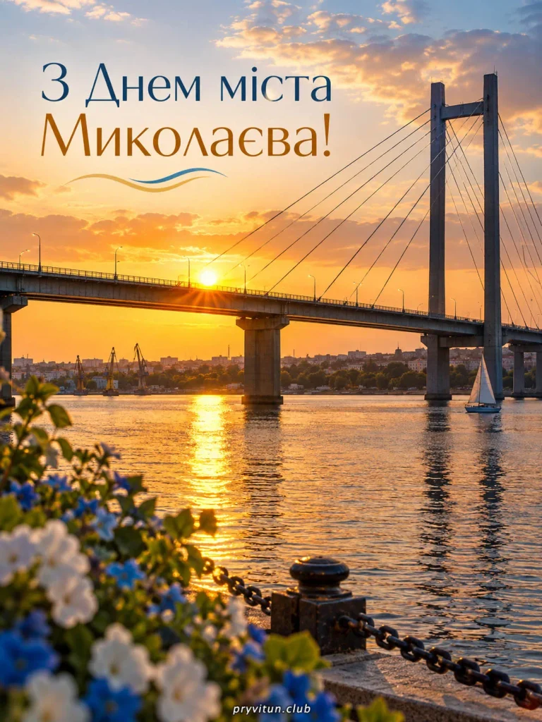 Теплі вітання з Днем міста Миколаєва