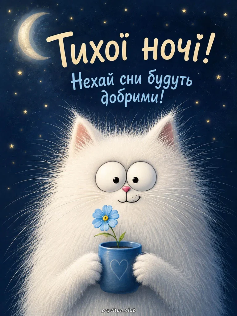 Теплої, затишної та мирної ночі