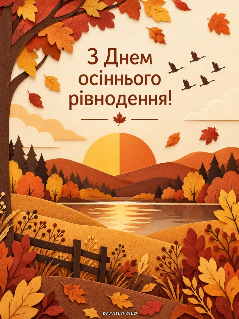 Теплих моментів у день осіннього рівнодення