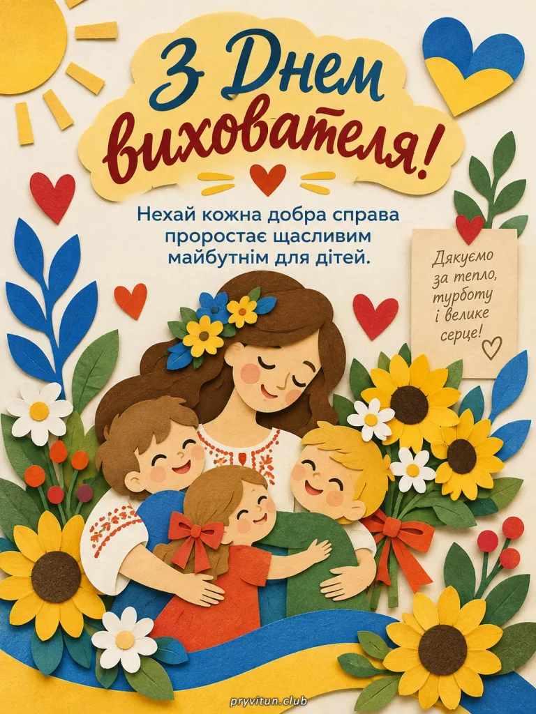 Вдячних вихованців та радісних буднів