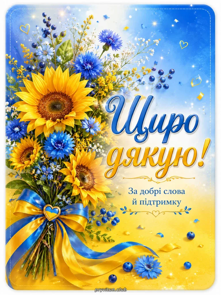 Величезне спасибі