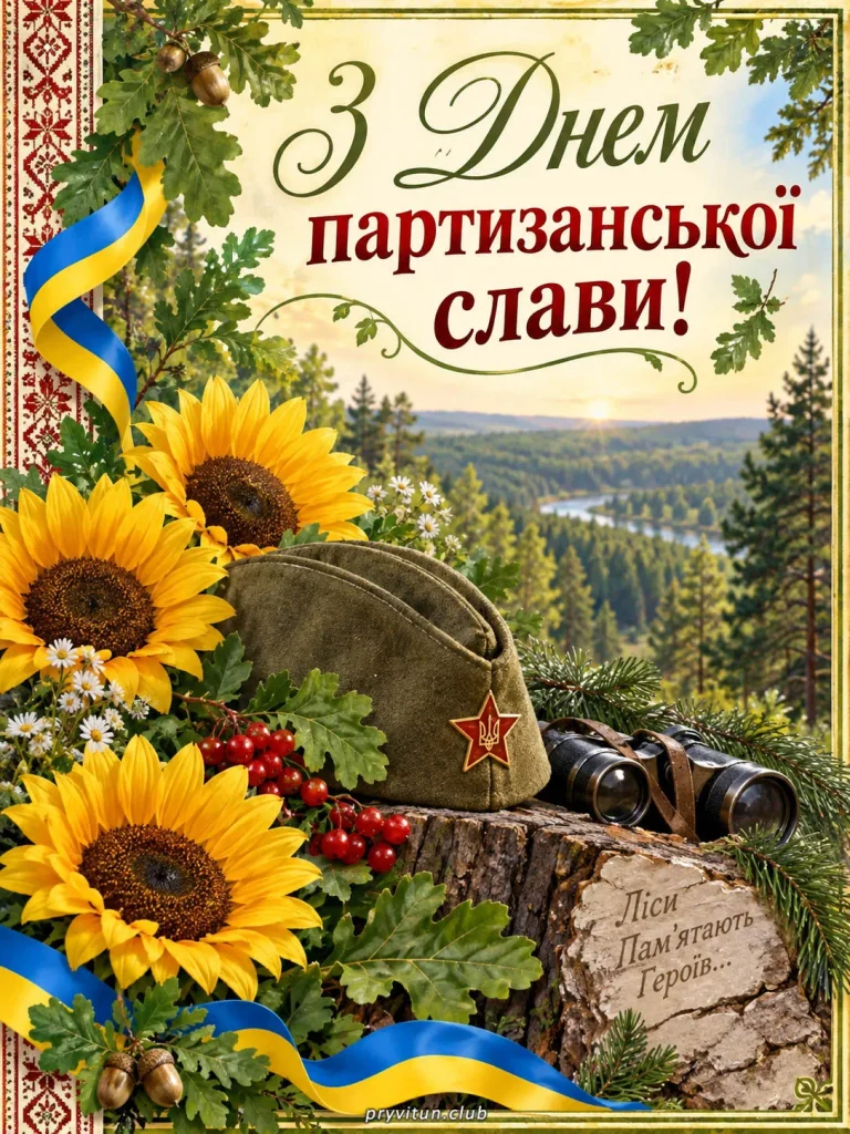 Вічна пам'ять героям партизанам